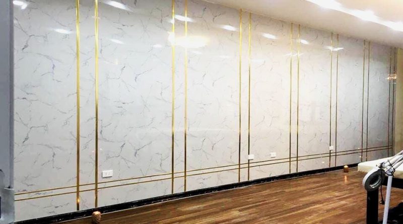 Thi công vách nhựa giả đá PVC tại Hải Phòng